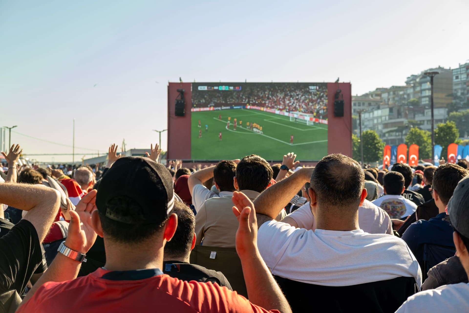 LED Screen Hire for Fan Zones